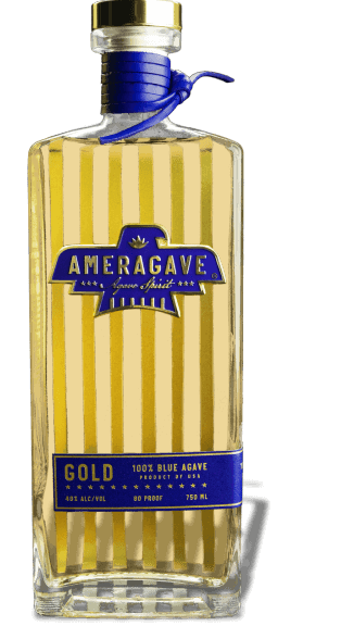 gold ameragave bottle